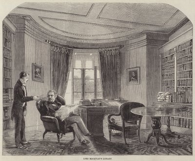 マコーレー卿の図書館 作： Matthew Somerville Morgan